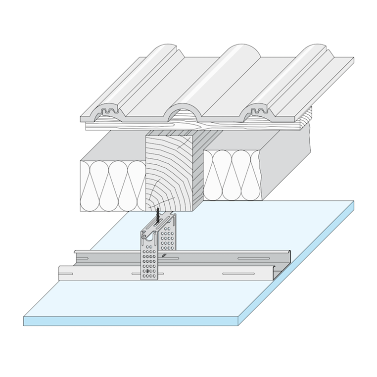 Dachgeschossausbau - 30 Minuten Brandschutz - feuchtraumtauglich mit feuchteadaptiver Dampfbremse