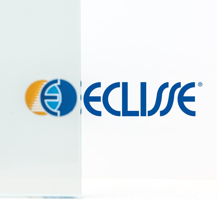 Eclisse Ganzglas-Schiebetürblatt ESG 8mm Syntesis Ausführung KLAR für Höhe 200cm